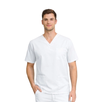 Bluza chirurgiczna męska biała elastyczna roz. 3XL